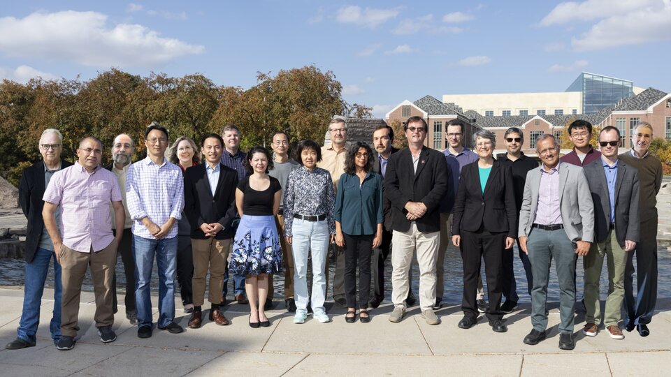 Group photo of the researchers collaborating on the Quantum Approaches project. 